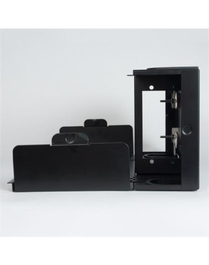 WALL ENCLOSURE,FIBER,2-PANEL,SINGLE DOOR