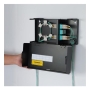 WALL ENCLOSURE,FIBER,2-PANEL,SINGLE DOOR