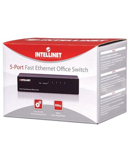 Intellinet 10/100 5 Port SwitchDeskMetal