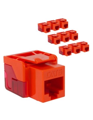 MODULE, CAT 6, EZ, 10 PK, ORANGE