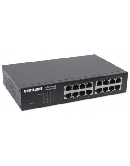 16 Port Rackmount/Desktop Metal Switch