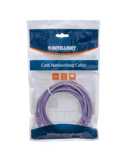 CAT5e BOOT PATCH CORD 10 FT PURPLE