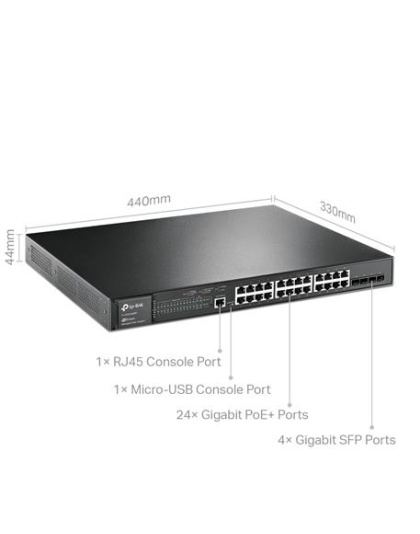 JetStream 28-Port Gigabit L2 PoE