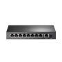 9-Port 10/100Mbps Desktop Switch w/8PoE+