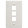 FP03PWH-SPK FACEPLATE 25 PK WHITE