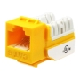 CAT6 JACK YELLOW 25 PACK