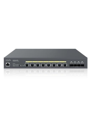 10-Gigabit 8-port PoE++ layer 2+ switch