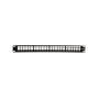 PATCH PANEL, BLANK, HD, 24-PORT, 1 RMS