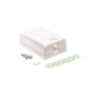 SURFACE MOUNT BOX, ELITE, 1-PORT, WHITE