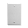 Flush Wall Plate Blank WHITE