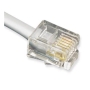 25' Line Cord 6P4C 28 Gauge