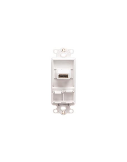 INSERT, DECOREX, 2-PORT, HDMI, WHITE