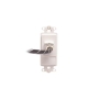 INSERT, DECOREX, 2-PORT, HDMI, WHITE