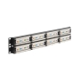 PATCH PANEL, CAT 6, 48-PORT, 2 RMS