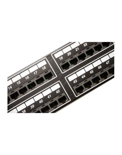 PATCH PANEL, TELCO, 8P2C, 48-PORT, 2 RM