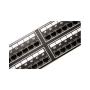 PATCH PANEL, TELCO, 8P2C, 48-PORT, 2 RM