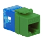 MODULE, CAT 5e, HD, GREEN