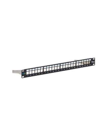 PATCH PANEL,BLANK,CAT 6A FTP,24PORT,1RMS