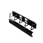 PANEL CABLE MGMT METAL RING AND COVER 2U