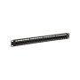 PATCH PANEL,CAT 6, FEED-THRU 24-P,1RMS