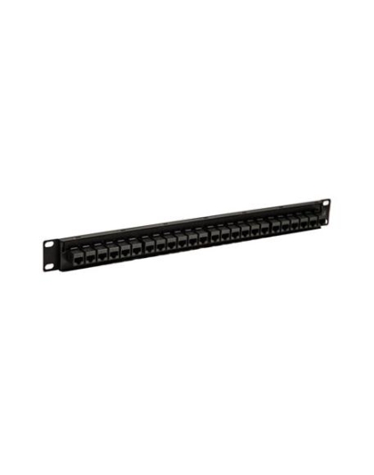 PATCH PANEL,CAT 6, FEED-THRU 24-P,1RMS