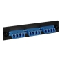 LGX ADAPTER PANEL, 3 QUAD LC,12F,BLUE,SM