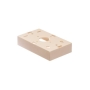 MOUNTING BOX, LOW-PROFILE, 1-GANG, IVORY