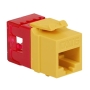 MODULE, CAT 6, HD, YELLOW