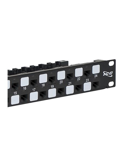 PATCH PANEL,CAT 6A, 24-P,1RMS