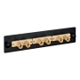 ADAPTER PANEL, 6-SIMPLEX ST, METAL BLACK