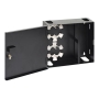 WALL ENCLOSURE,FIBER,4-PANEL,SINGLE DOOR