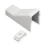 CEILING ENTRY & CLIP, 1 1/4", WH