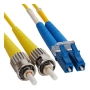 JUMPER, LC-ST, DUPLEX, SM, 3M