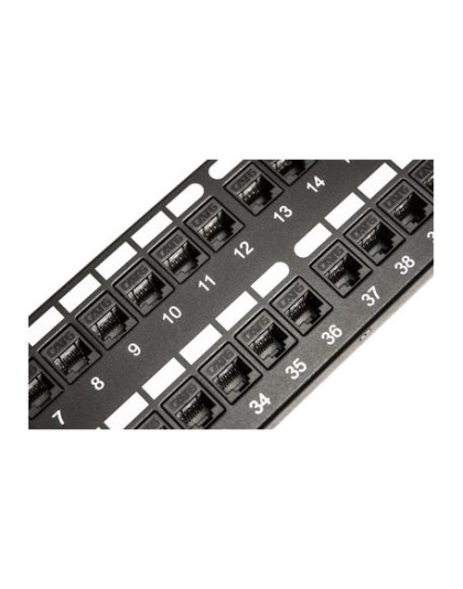PATCH PANEL,CAT 6, FEED-THRU 48-P,2RMS