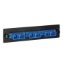 ADAPTER PANEL, 3 DUPLEX SC, 6F, BLUE, SM