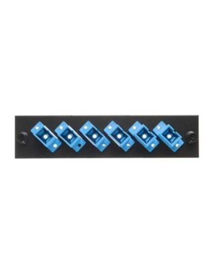 ADAPTER PANEL, 3 DUPLEX SC, 6F, BLUE, SM