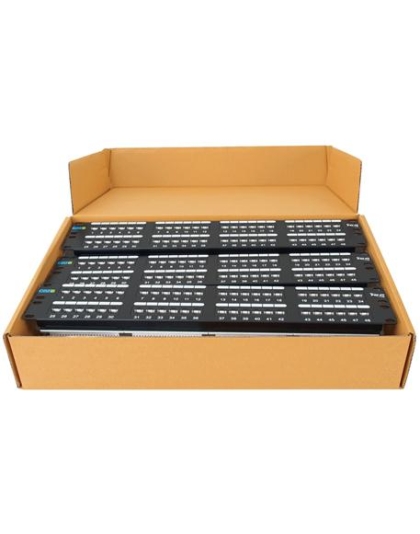 PATCH PANEL, CAT 6, 48-PORT, 2 RMS, 6 PK