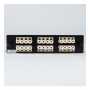 ADAPTER PANEL, 6 QUAD LC, 24F, BEIGE, MM