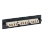ADAPTER PANEL, 3 QUAD LC, 12F, BEIGE, MM