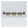 ADAPTER PANEL, 3 QUAD LC, 12F, BEIGE, MM