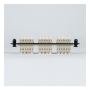 ADAPTER PANEL, 6 QUAD LC, 24F, BEIGE, MM