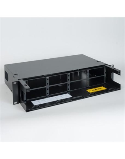 RACK ENCLOSURE, FIBER, 8-PANEL, 2 RMS