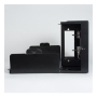 WALL ENCLOSURE,FIBER,2-PANEL,SINGLE DOOR