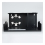 WALL ENCLOSURE,FIBER,2-PANEL,SINGLE DOOR