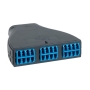 HD PLASTIC CASSETTE LC/MPO, OS1, 9/125