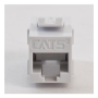 MODULE, COUPLER, CAT5e WHITE