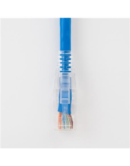 PATC CORD CAT6 CLEAR BOOT 25' BLUE