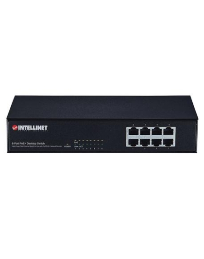 8 Port POE 10/100 Desktop Switch