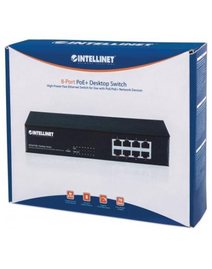 8 Port POE 10/100 Desktop Switch
