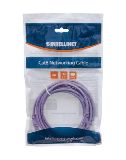 CAT6e BOOT PATCH CORD 7 FT PURPLE